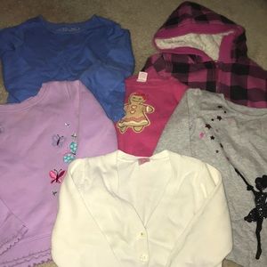 Lot of Girls Winter Shirts